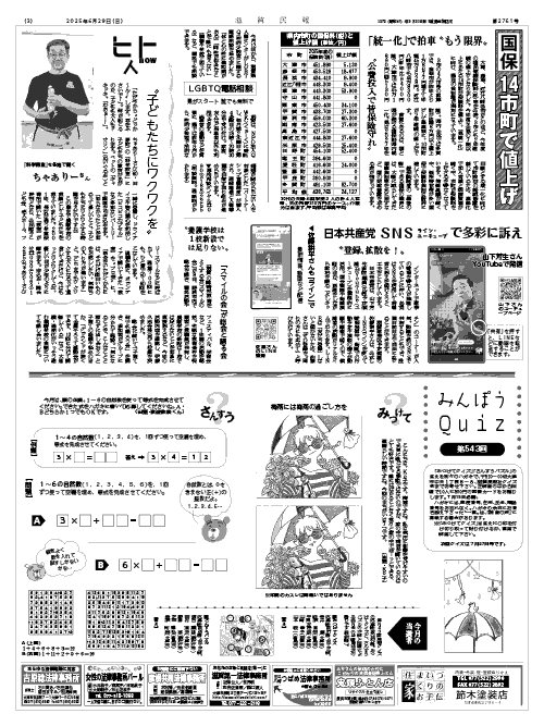 3面画像