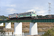 杣川橋梁を渡るSKR写真