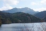 大原貯水池からの那須ヶ原山写真