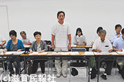 滋賀県に要望する滋賀県商工団体連合会写真