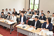 滋賀県に要望する日本共産党滋賀県地方議員団写真