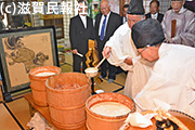 甲賀市水口町の総社神社「麦酒祭」写真