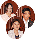 7月議会で質問に立つ日本共産党滋賀県議団写真