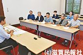 台風21号農業被害への支援を要請する滋賀県農民組合連合会写真