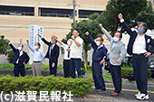 「滋賀4区市民の会」街頭演説会写真