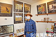 動物写真家・須藤氏と写真映像展会場写真