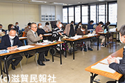 障害者の生活と権利を守る滋賀県連絡協議会「2022年度要求交渉」写真