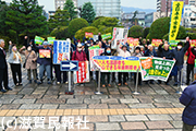 滋賀県高齢期運動連絡会など「怒りの集会」写真
