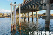 大津市・鳥居川水位観測所写真