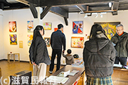 大津商業高校美術部展写真