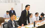 日本共産党（滋賀）政府交渉写真