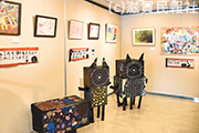 おおつ福祉会合同作品展「ねこたろう」写真